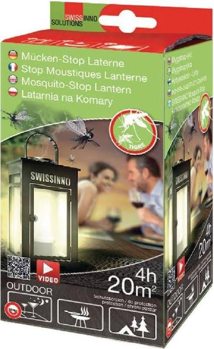 Produktbild Swissinno Mücken Stop Laterne-Set 4h