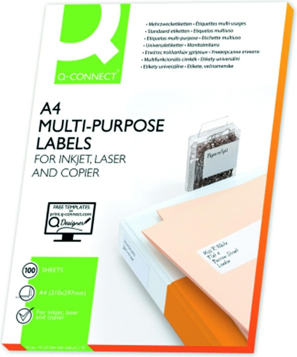 Produktbild Q-Connect Etiketten