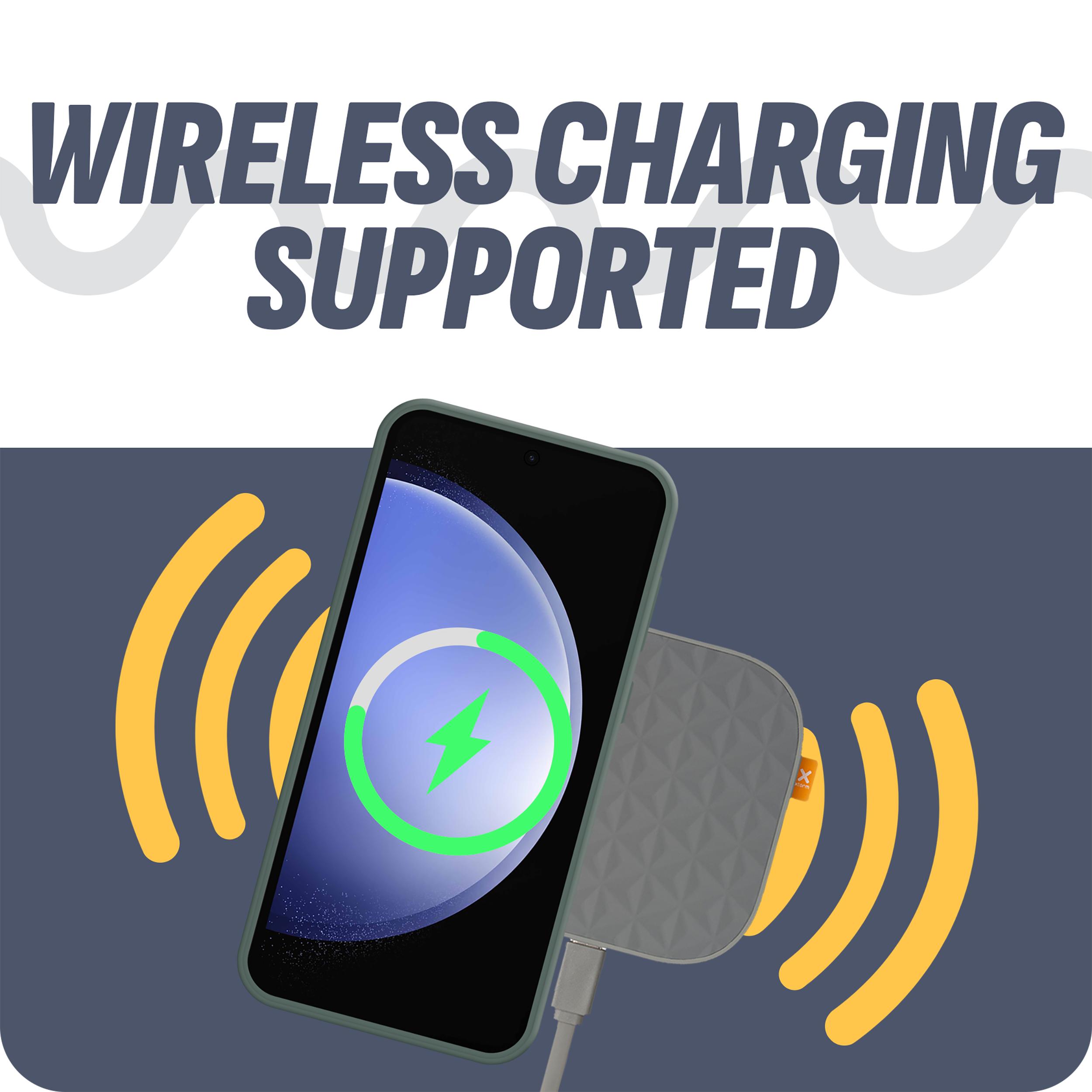 Thumbnail - Cazy Hülle Kompatibel mit Samsung Galaxy S23 FE - Color TPU Schutz - (Samsung Galaxy S23 FE), Smartphone Hülle, Grün