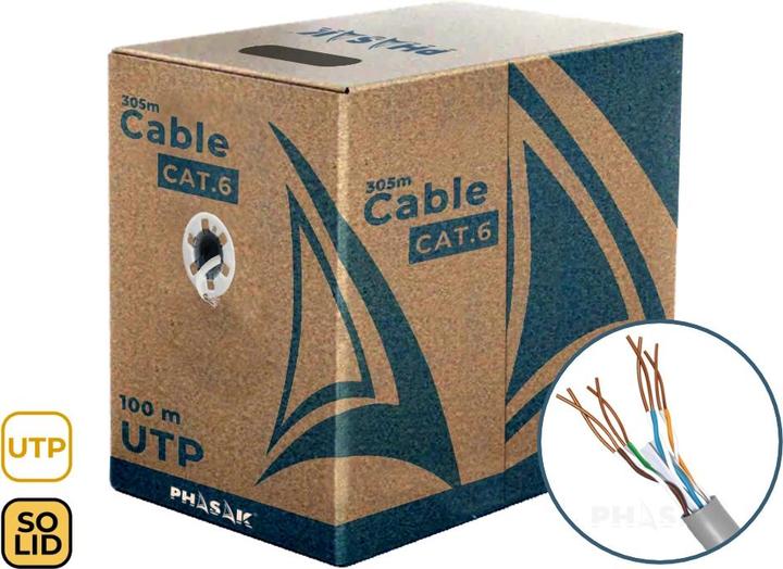 Produktbild Phasak PHR 6100 (U/UTP, CAT6, 100 m)