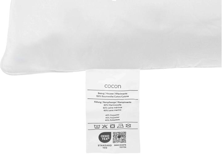 Actual product image Cocon Merino wool cushion (65 x 100 cm)