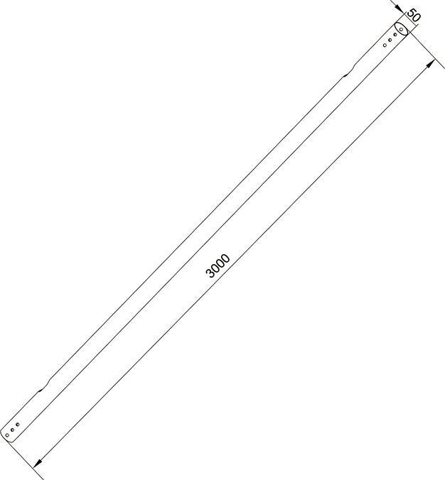Actual product image Multibrackets Extension tube 3.0m, for Pro System, metal