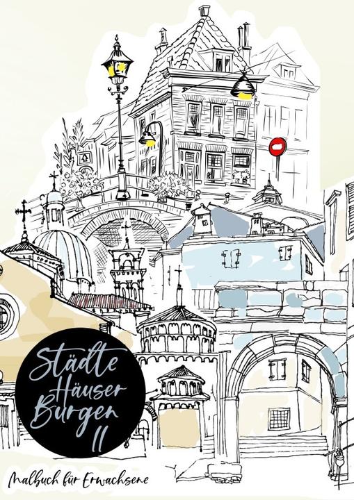 Produktbild Grafik:Städte Häuser Burgen II - Malbuc