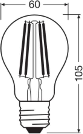 Produktbild Ledvance Led Classic A Energy Efficiency (E27, 840 lm, 1x)