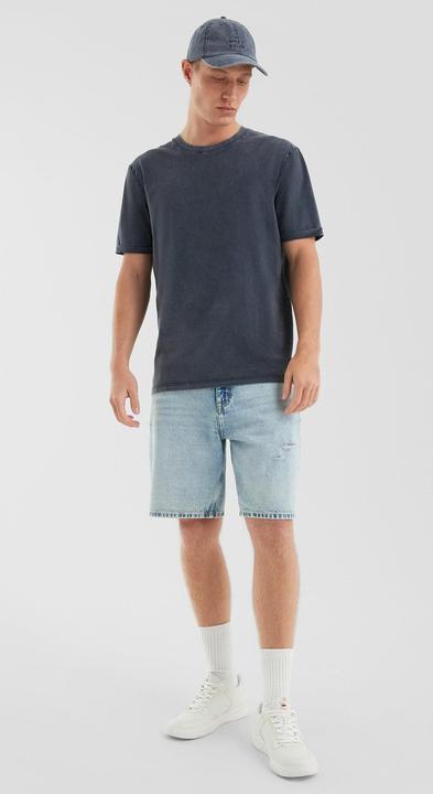Produktbild s.Oliver T-Shirt Gewaschenes Basic-T-Shirt (M)