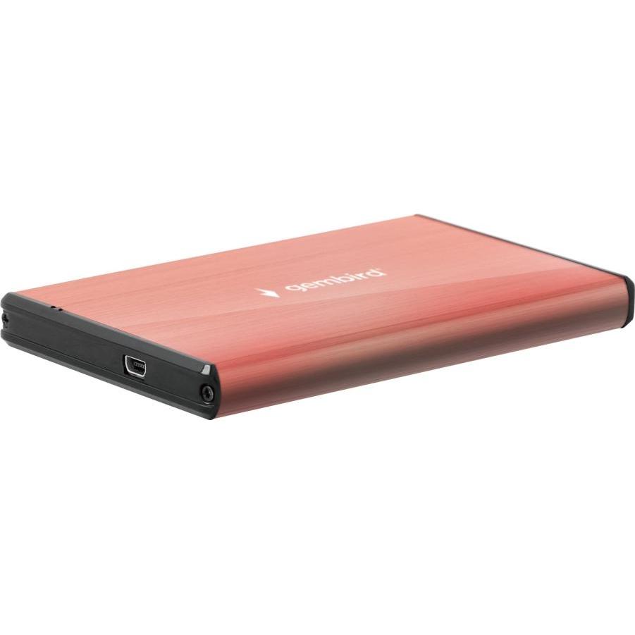 Gembird USB 3.0 2.5/'/' Festplatten Gehäuse (2.5"), Festplattengehäuse, Pink