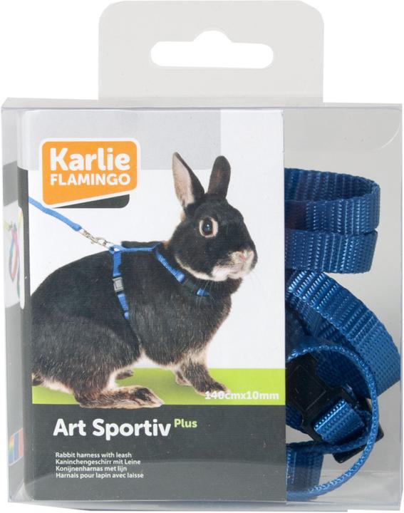 Actual product image Karlie Art Sportiv Plus Rabbit Harness and Leash (One size, Rodents, Walks)