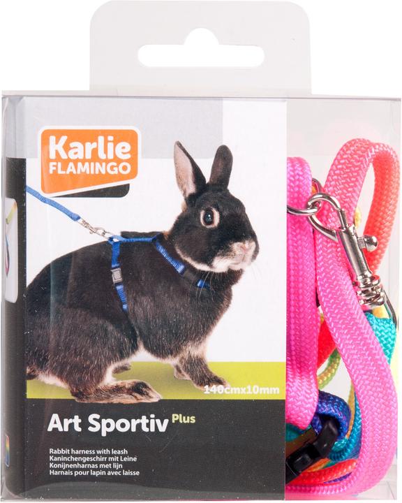 Actual product image Karlie Art Sportiv Plus Rabbit Harness and Leash (One size, Rodents, Walks)