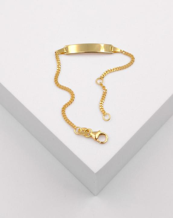 Immagine prodotto Muau Bracciale con badge (14 cm, Oro 750/18 K)