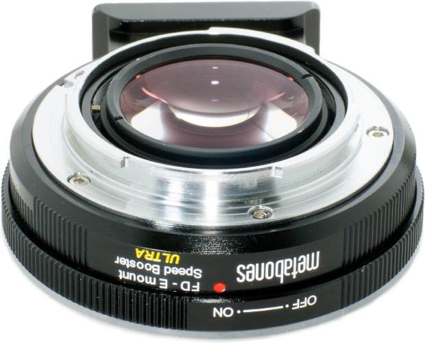 Actual product image Metabones Speed Booster ULTRA Canon FD on Sony E Mount