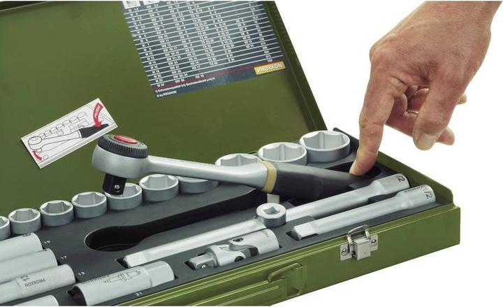Produktbild Proxxon Steckenschlüsselsatz metrisch 1/4" (6.3mm) (1/2")