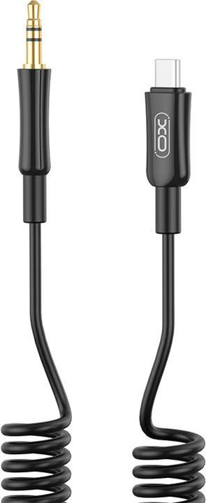 Actual product image xO cable audio NB-R255B USB-C - jack 3,5mm 1,0m black (1 m)