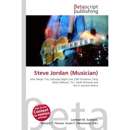Thumbnail - Steve Jordan (Musician), Fachbücher von Lambert M. Surhone, Miriam T. Timpledon, Susan F. Marseken