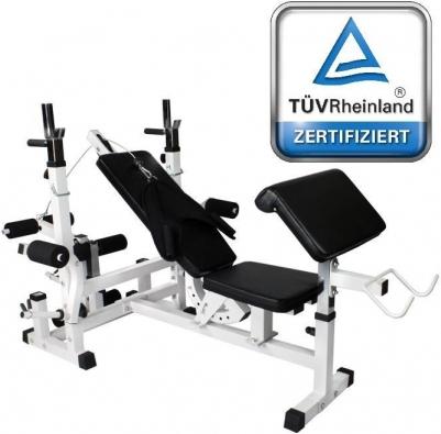 Image du produit Gorilla Sports Banc de musculation avec ensemble d'haltères