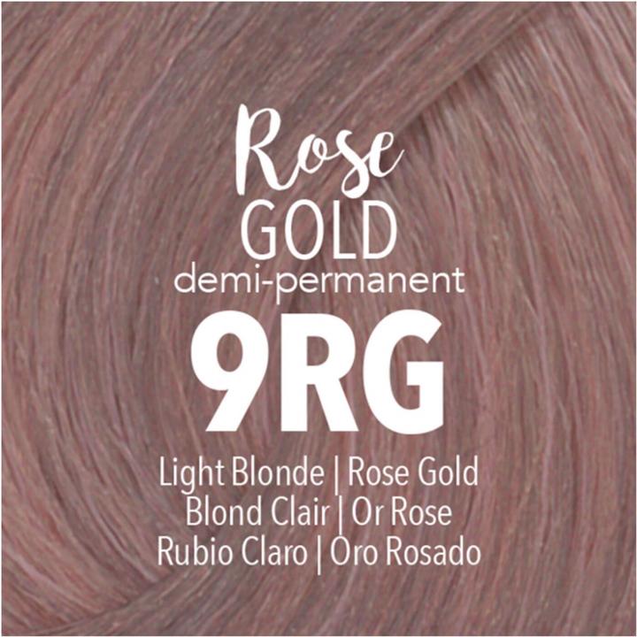 Image du produit Mydentity by Guy Tang mydentity Demi-P - 9RG blond clair rose or (Or rose, Blond clair, 9RG)