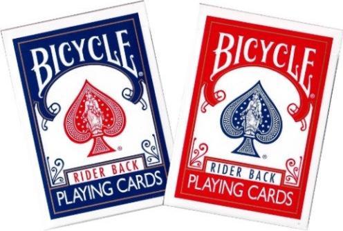 Produktbild Megagic Bicycle Karten rot oder blau (Deutsch, Englisch, 2 - 4 Spieler)