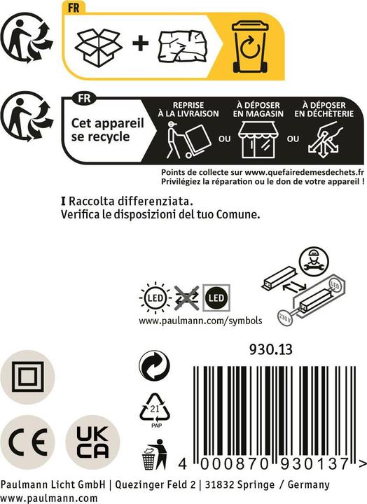 Produktbild Paulmann Kosmetikspiegel Mirra (2700 lm)