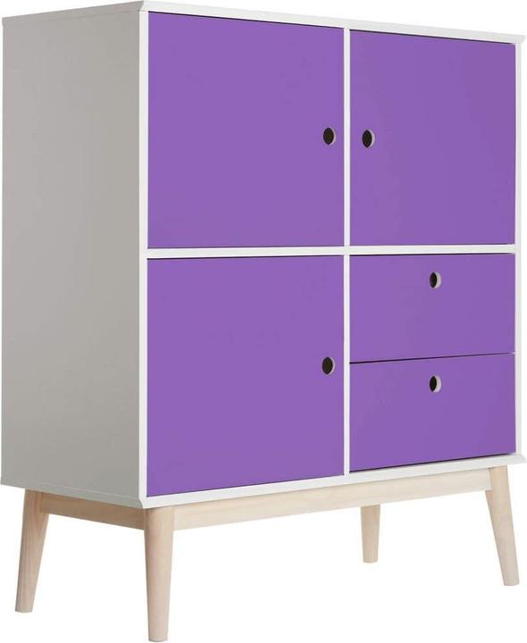 Trenddeko Uni lavender (100 x 300 cm)