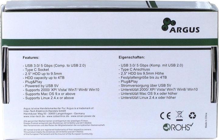 Actual product image Intertech Argus GD25609 (2.5")