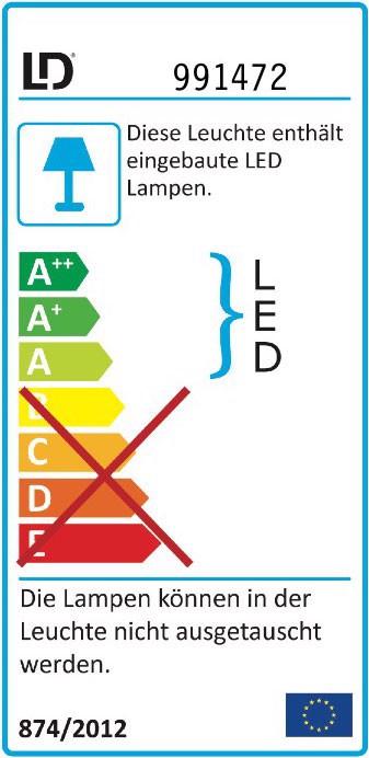 Energie-Label Leuchten Direkt LEDStreifenKomplettset (RGB, 300 cm, Indoor)