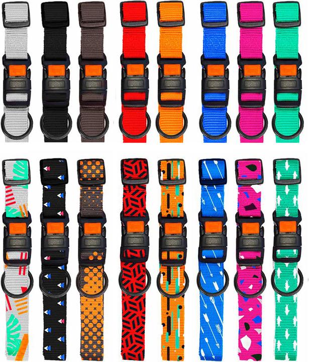 Actual product image Karlie Art Sportiv Plus Collar adjustable new universal colors Mix and Match (M, Dog, Walks)