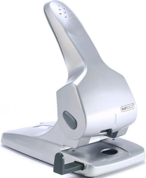 Immagine prodotto Rapesco 0732 Punzonatrice Zero-65 per uso intensivo, capacità di punzonatura di 65 fogli, argento