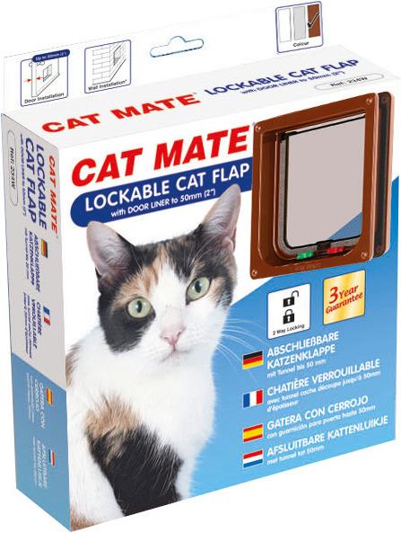 Actual product image Cat Mate Cat flap with tunnel (Magnetic cat flap)