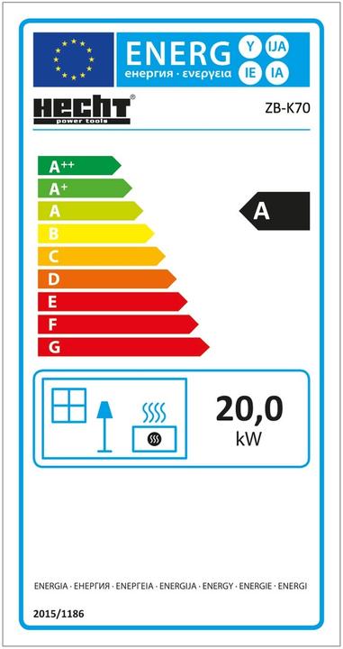 Actual product image Hecht 3020 Diesel heating gun 20 kW