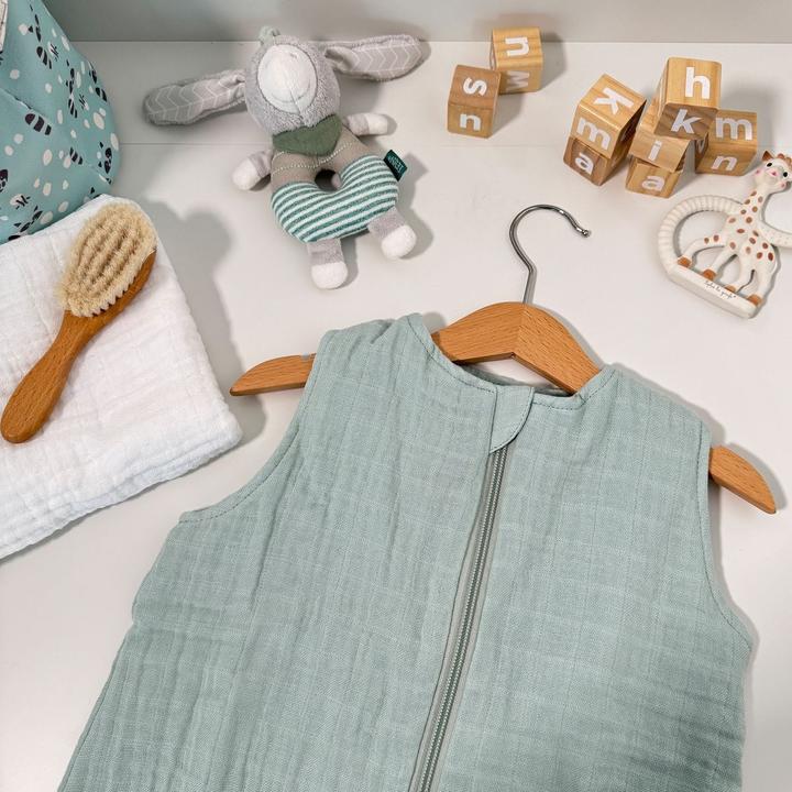 Produktbild Makian Schlafsäcke Musselin-Schlafsack - Mint - Gr. 60 cm (90 cm, 1.0 TOG, Sommer)