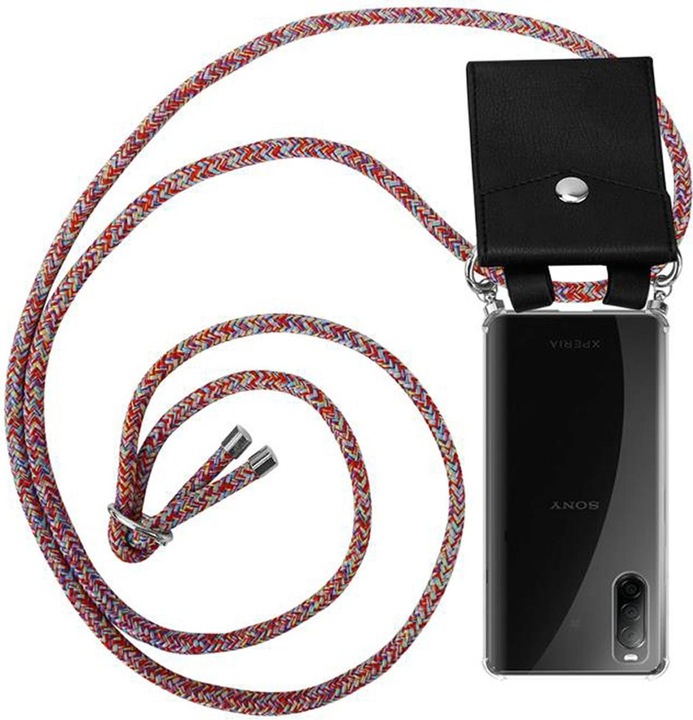 Produktbild Cadorabo TPU Handy Kette SILBER Cover