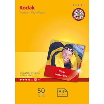 Produktbild Kodak 5740-094 Fotopapier A6 Super-Glanz (240 g/m², A6, 50 x)