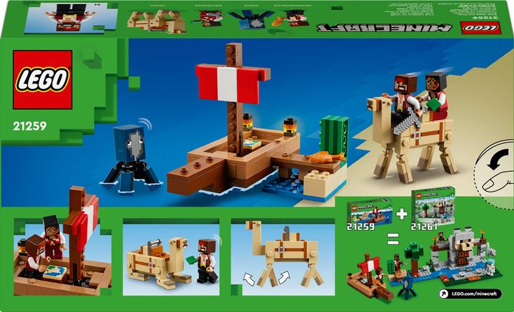 Actual product image LEGO The pirate ship voyage (21259, LEGO Minecraft)