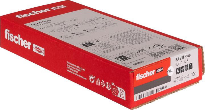 Produktbild Fischer Bolzenanker FAZ II Plus 10/10 HCR (10 Stk.)