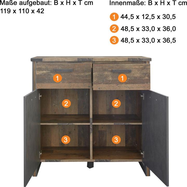 Image du produit Trendteam premier pilier (119 x 31 x 201 cm)