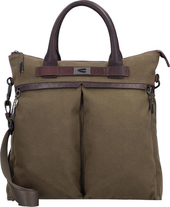 Produktbild Camel Active Umhängetasche aus Canvas und Leder im Herritage Look