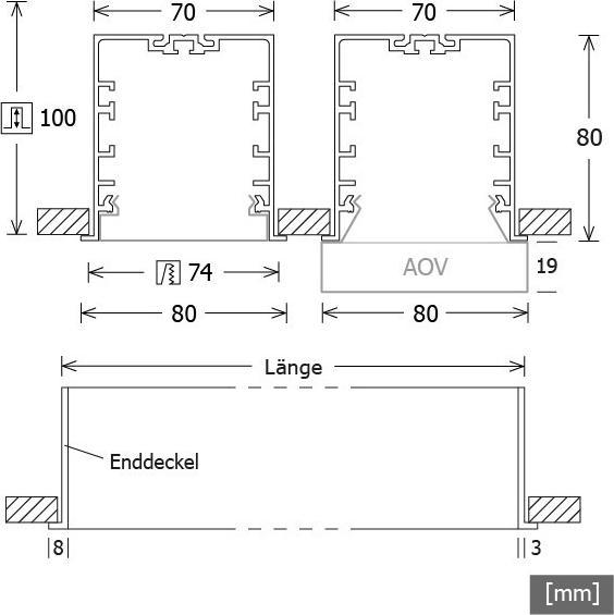 Produktbild LTS LED-Einbauleuchte (4200 lm)