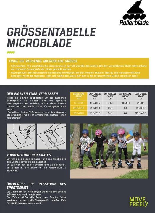 Produktbild Rollerblade Microblade (36.5, 37, 37.5, 38, 38.5, 39, 39.5, 40, 40.5)