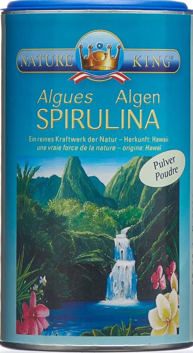 Actual product image Bio King Spirulina Powder Hawaii (1 Piece, Powder, 200 g)