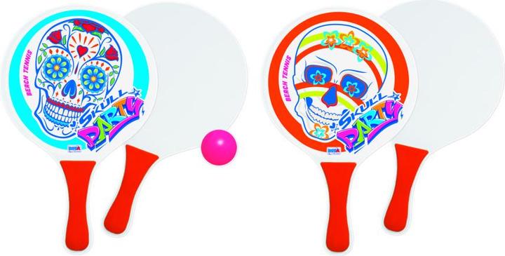 Rs Toys 8 mm Wooden Rackets With Skull Graphic