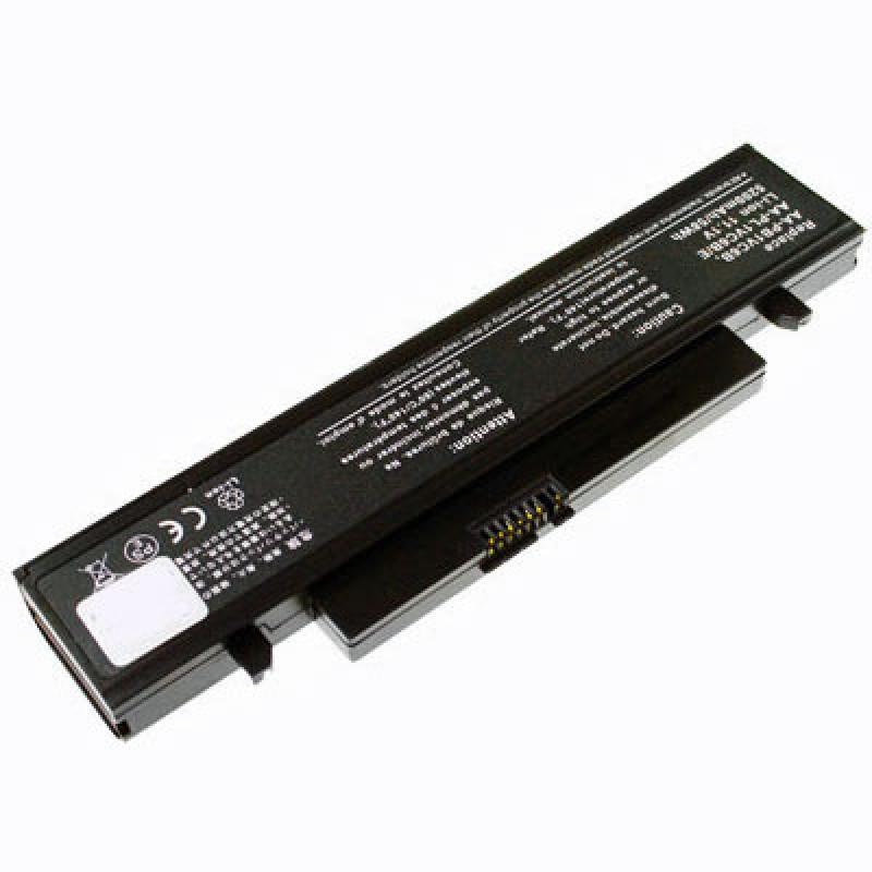 AccuCell Akku passend für Samsung N210, N220, NB30 (4400 mAh), Notebook Akku, Schwarz