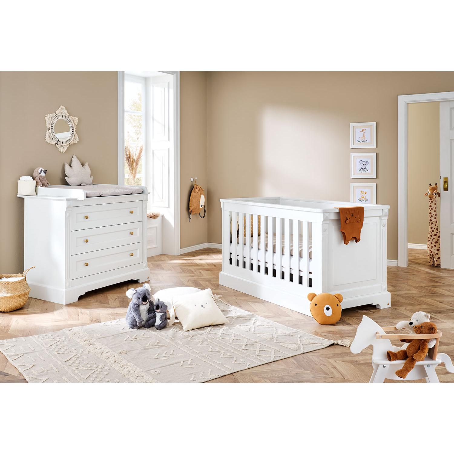 Pinolino, Komplett-Babyzimmer, Emilia (Babybett, Wickelkommode)
