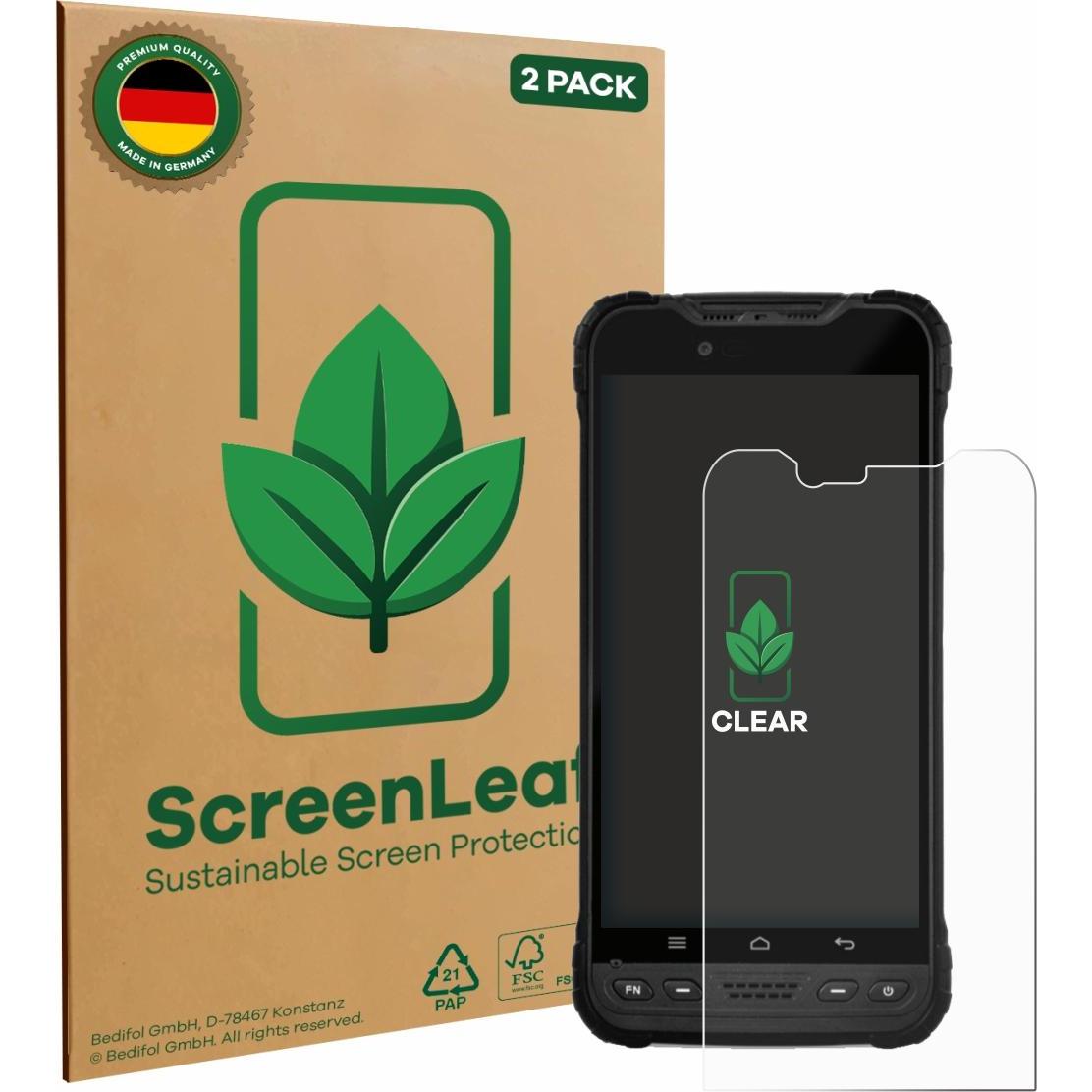 ScreenLeaf Pellicola protettiva, Proteggi Schermo Sostenibili, Clear, Antigraffio, Accessori lettore codice a barre