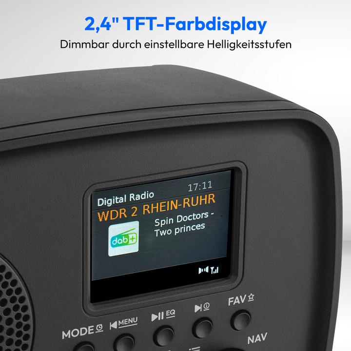 Image du produit Medion LIFE DAB+ Radio DRE-1 schwarz (DAB+ DAB, Bluetooth, WiFi)