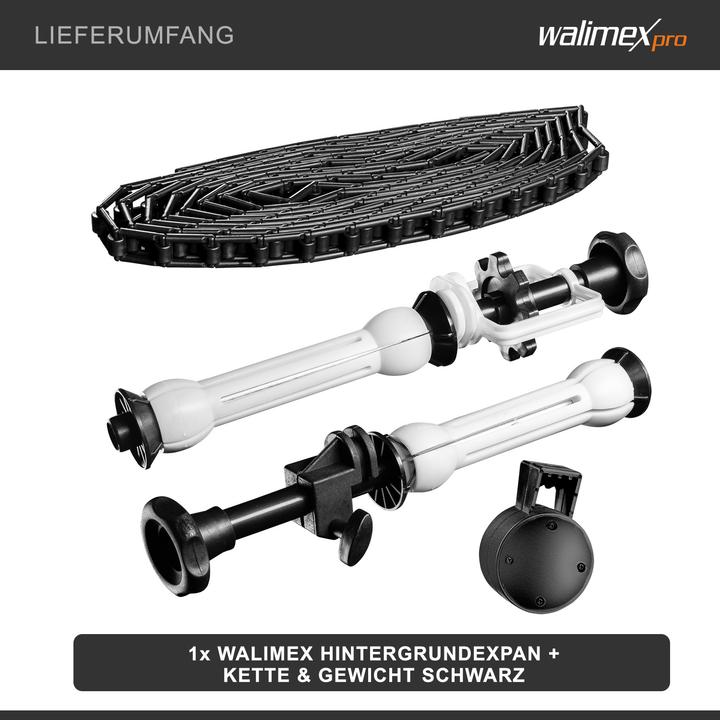 Image du produit Walimex Expansion du contexte + chaîne et poids (13 cm, 37 cm)