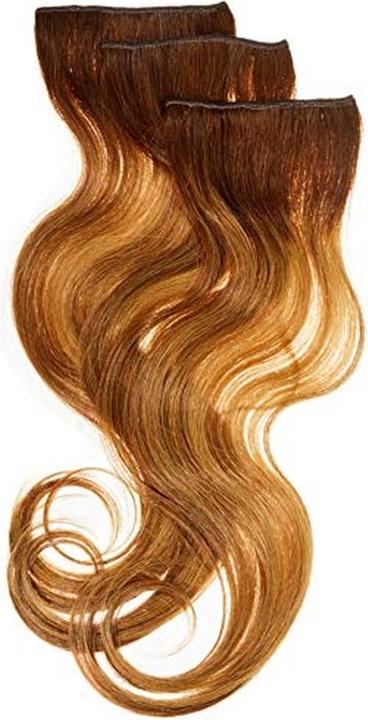 Balmain Double Hair Extensions Human Hair Extensions 3 Pieces Nuance 7 g 8 g 16 Inches (7 g 8 g Ombre, 16 cm)