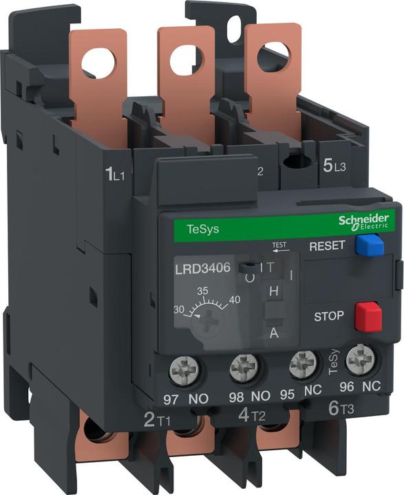 Produktbild Schneider Electric Motorschutzrelais, 30-40A, 1S+1Ö, Klasse LRD3406