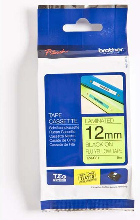 Productafbeelding Brother Tze-C31 (1.20 cm, Zwart)