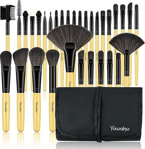 Image du produit Yuwaku 32 pièces de maquillage Pinceaux Set avec sac No.20 (Sourcils)