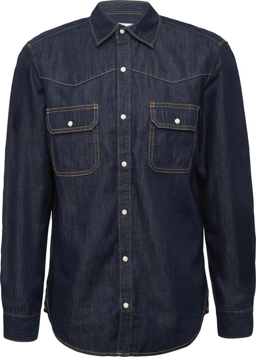 S.Oliver Hemd Regular Fit: Denim-Hemd im Western-Stil (M)