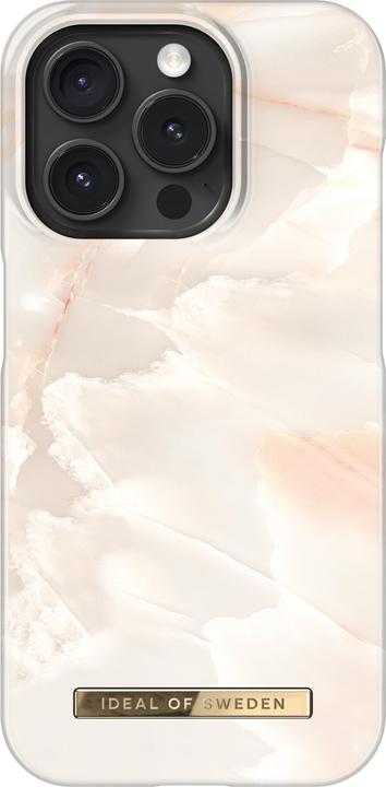 Produktbild iDeal Of Sweden Kunststoff Back Cover Rose Pearl Marble Apple iPhone 15 Pro (Apple iPhone 15 Pro)